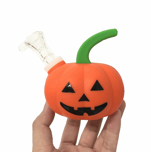 Shop Silicone Pumpkin Hand Pipe in australian