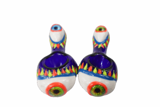 Shop One Eye Monster Glass Spoon Pipe in australian