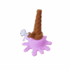 Shop Silicone Splat Ice Cream Mini Bubbler in australian