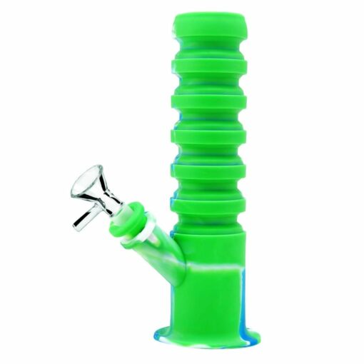 Shop PILOT DIARY Collapsible Silicone Bong 9.6" - Portable, Adjustable & Magnet Secured in australian
