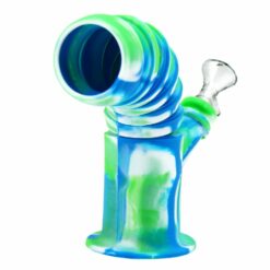 Shop PILOT DIARY Collapsible Silicone Bong 9.6" - Portable, Adjustable & Magnet Secured in australian