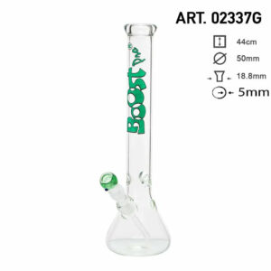 Shop 17" Green Beaker Base Glass Water Pipe in australian