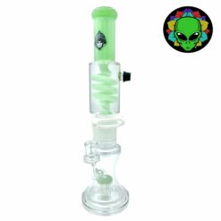 Shop AFM Glass TX620 Glycerin Coil Bong - 16in in australian