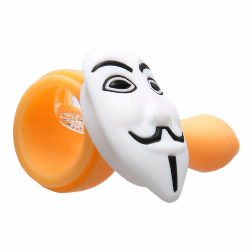 Shop Anonymous Themed Silicone Hand Pipes in australian