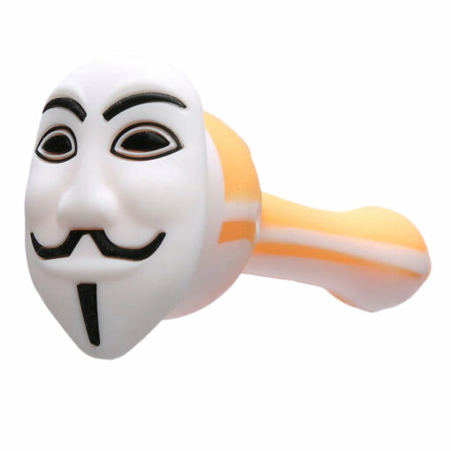 Shop Anonymous Themed Silicone Hand Pipes in australian