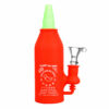 Shop Asian Hot Sauce Silicone Water Pipe - 6.5