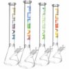 Shop Illustrious Glass Beaker Water Pipe | 14mm F | Colors Vary in australian