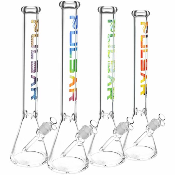 Shop Illustrious Glass Beaker Water Pipe | 14mm F | Colors Vary in australian