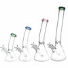 Shop Classic Bent Neck Beaker Glass Water Pipe | 14mm F | Colors Vary in australian