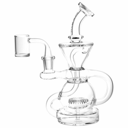 Shop Pulsar Kicked Back Recycler Rig - 7.5" / 14mm F / Clear in australian