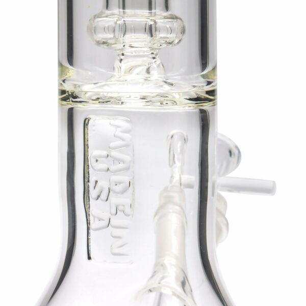 Shop Thick Glass Beaker Showerhead Perc Bong in australian
