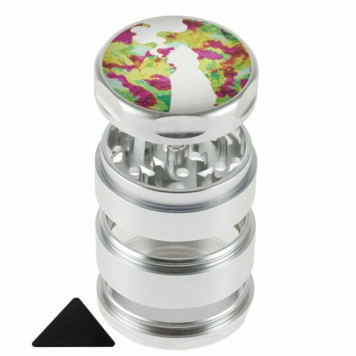 Shop Silver 55mm 4-Piece Aluminum Grinder in australian