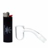 Shop Bear Quartz Beveled Round Bottom Quartz Banger in australian