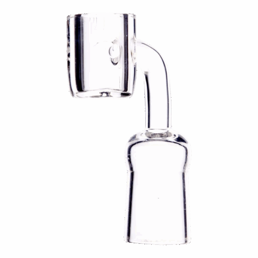Shop 18.8mm Female Quartz Flat Top Banger with 90° Angle in australian