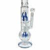 Shop Billy Mate Dual Chamber Tear Drop Perc Bong 46cm Blue in australian
