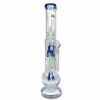 Shop Billy Mate Dual Chamber Tear Drop Perc Bong 46cm Blue in australian