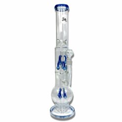 Shop Billy Mate Dual Chamber Tear Drop Perc Bong 46cm Blue in australian