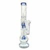 Shop Billy Mate Dual Chamber Tear Drop Perc Bong 46cm Blue in australian