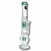 Shop Billy Mate Dual Chamber Tear Drop Perc Bong 46cm Green in australian
