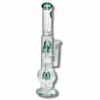 Shop Billy Mate Dual Chamber Tear Drop Perc Bong 46cm Green in australian