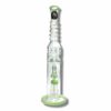 Shop Billy Mate Dual Jelly and Honeycomb Disc Perc Bong 43cm Green in australian