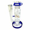 Shop Billy Mate Triple Honeycomb Perc Glycerine Cooled Bong 39cm Blue in australian