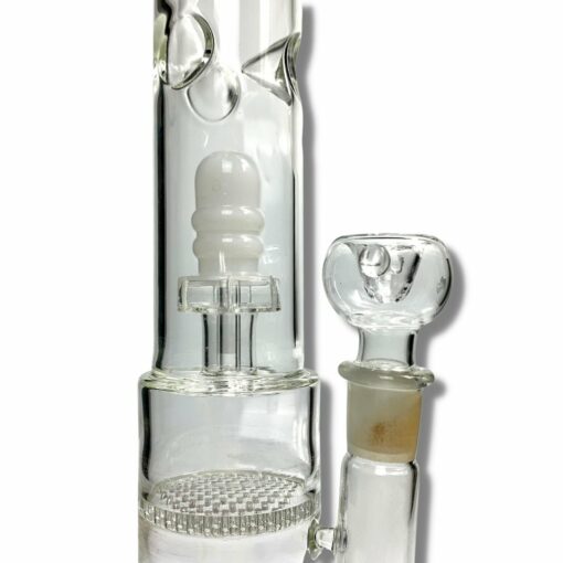 Shop Billy Mate Triple Perc Straight Shooter Bong 45cm in australian