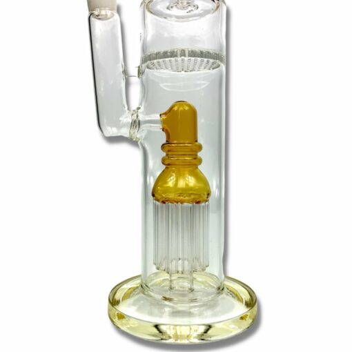 Shop Billy Mate Triple Perc Straight Shooter Bong 45cm Amber in australian