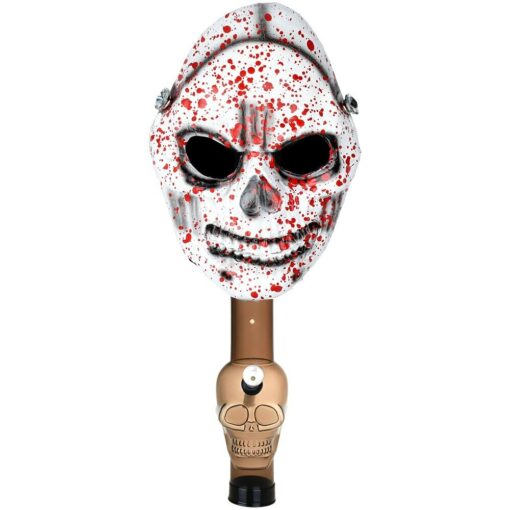 Shop Bloody Skull Gas Mask & Acrylic Water Pipe Set | 8" in australian