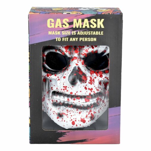 Shop Bloody Skull Gas Mask & Acrylic Water Pipe Set | 8" in australian