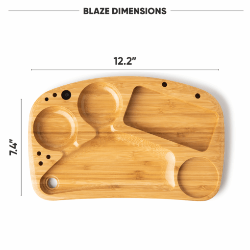 Shop BLAZE Wooden Rolling Tray in australian