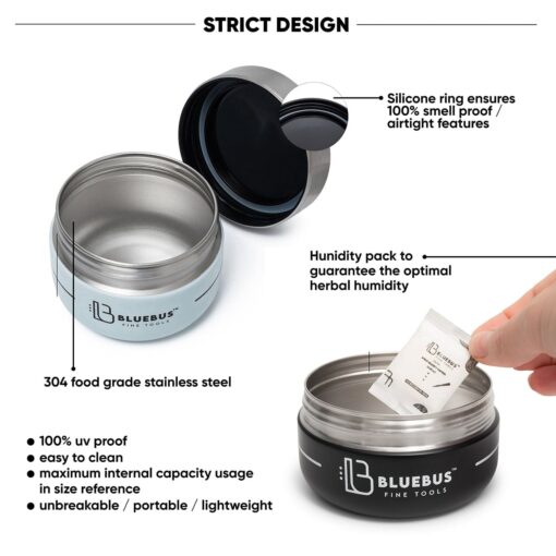 Shop BUNKER Airtight Stash Jar in australian