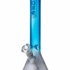 Shop Daze Glass - 16" Metallic Silver & Blue Glass Water Pipe in australian