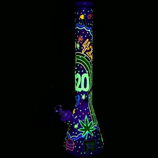 Shop Glow in the Dark 420 Bong in australian