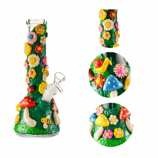 Shop Flower Hand Painted Bong in australian