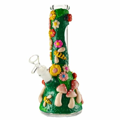 Shop Flower Hand Painted Bong in australian