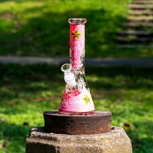 Shop Glow in the Dark Flower Bong in australian
