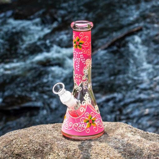 Shop Glow in the Dark Flower Bong in australian