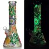 Shop Glow in the Dark Leaf Bong in australian