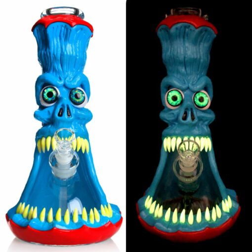 Shop Glow in the Dark Monster Bong in australian