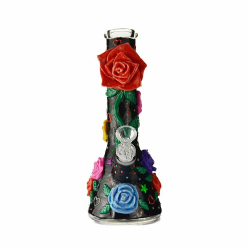 Shop Glow in the Dark Rose Bong in australian