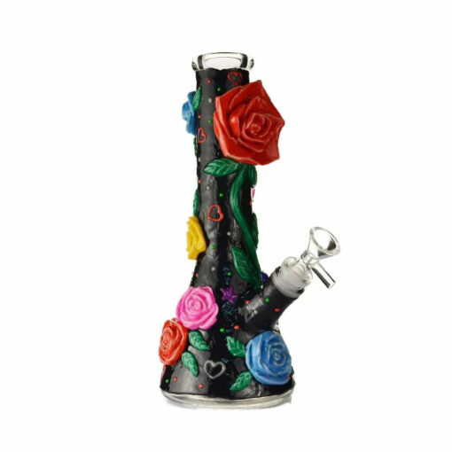 Shop Glow in the Dark Rose Bong in australian