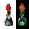 Shop Glow in the Dark Rose Bong in australian
