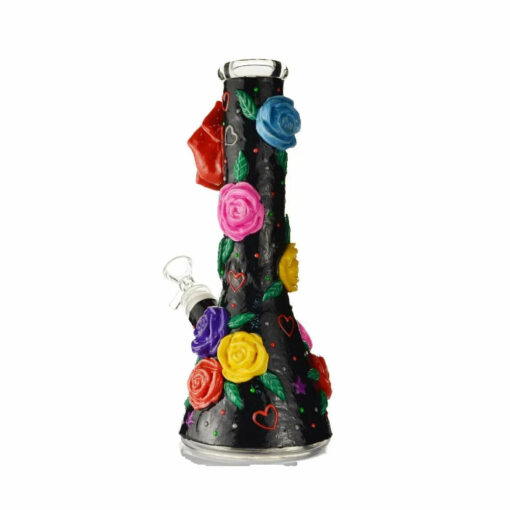 Shop Glow in the Dark Rose Bong in australian