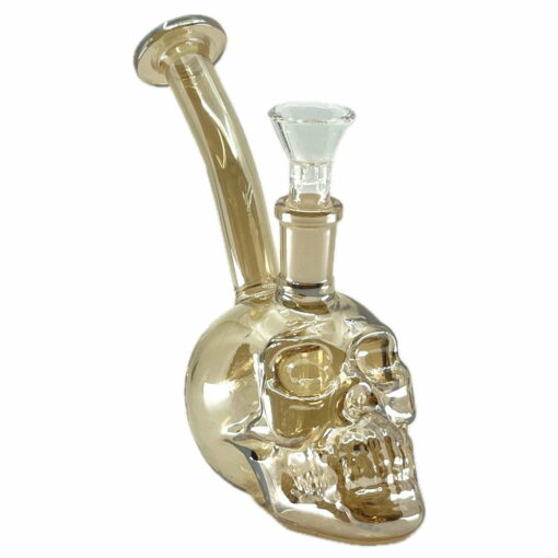 Shop Iridescent Skull Mini Bong in australian