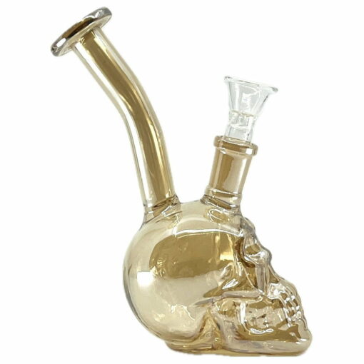 Shop Iridescent Skull Mini Bong in australian