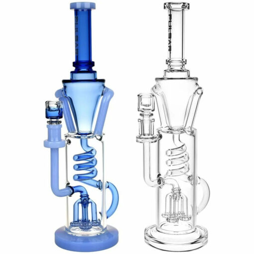 Shop Twister Glass Recycler Bong in australian