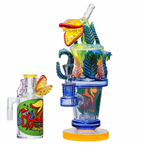 Shop Venus and the Fly Trap Bong with Ash Catcher in australian