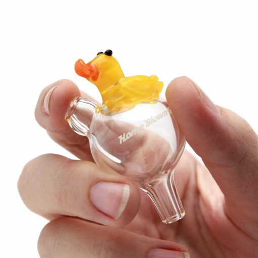 Shop Home Blown Glass Bubble Carb Cap - Duck in australian