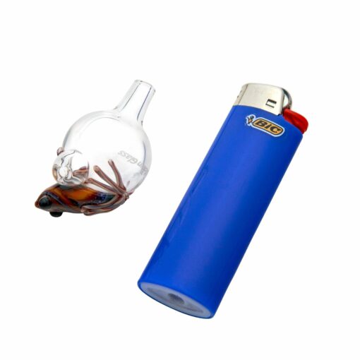 Shop Home Blown Glass Bubble Carb Cap - Frog in australian